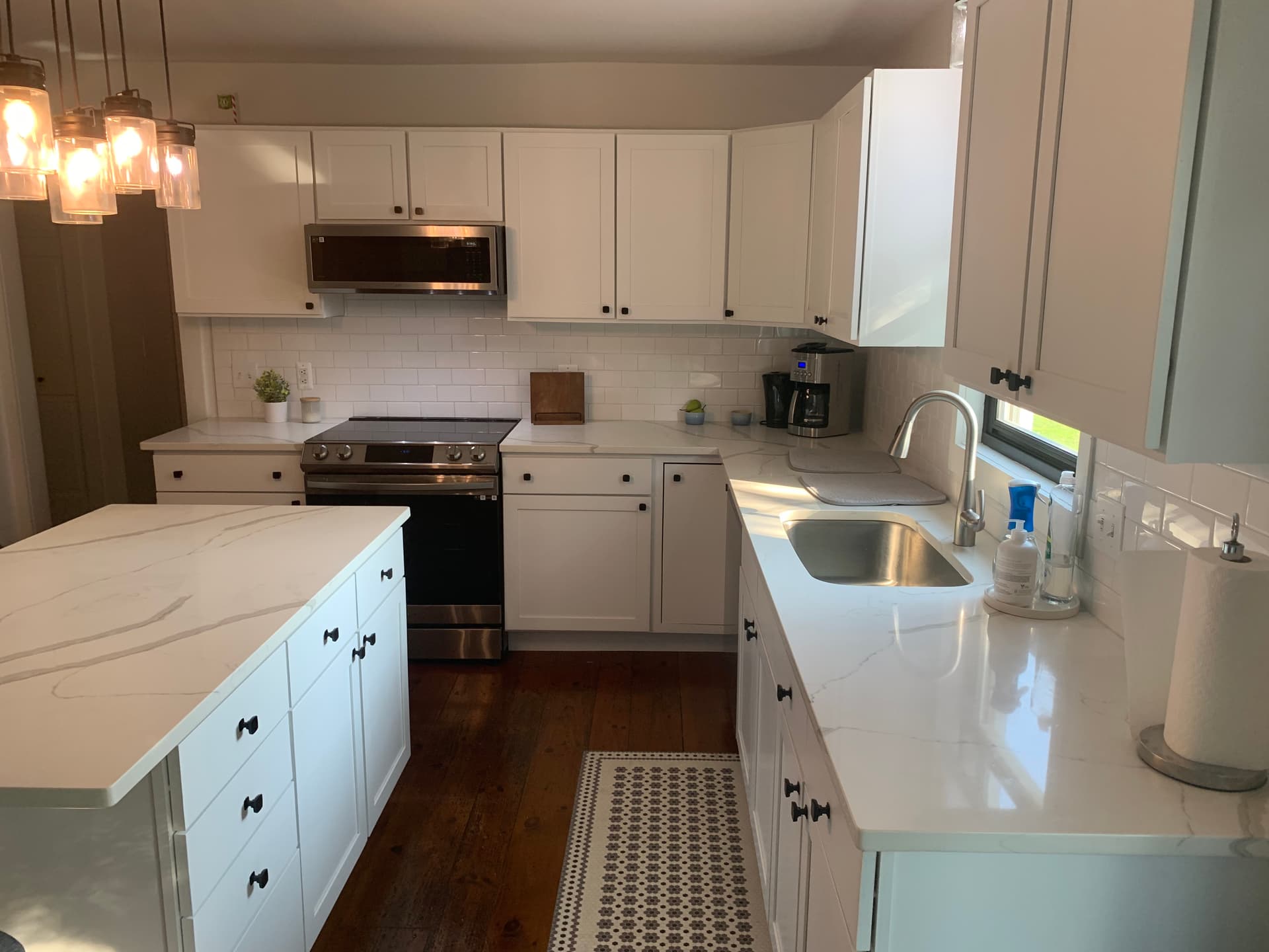 Kitchen renovation before and after - modern transformation with updated cabinets and design